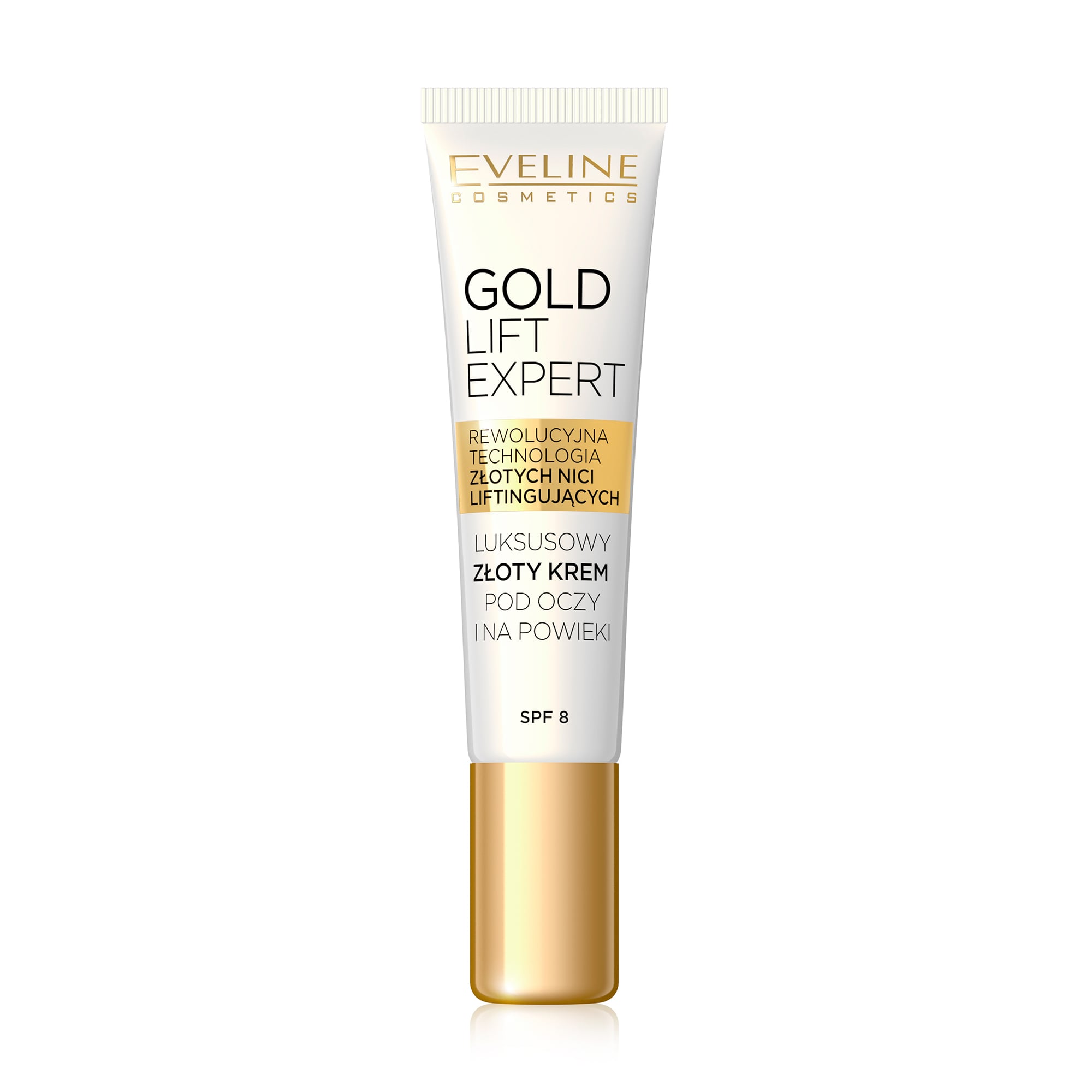 Крем для шкіри навколо очей Eveline Cosmetics Gold Lift Expert SPF 8, 15 мл